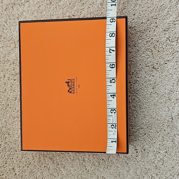 Hermes Gift Box, 9x7, Orange - Picture 13 of 14